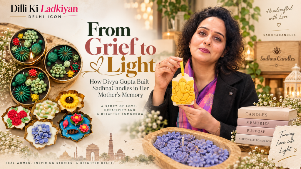 She Turned Grief Into Light: How Divya Gupta Built SadhnaCandles in Her Mother’s Memory