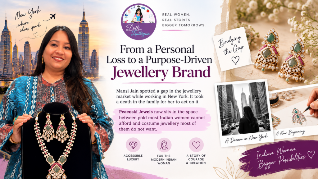 Mansi Jain: From Personal Loss to Building a Jewellery Brand for Modern Indian Women